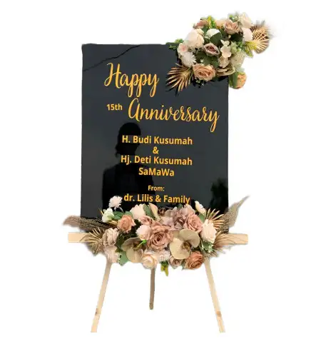 Papan Bunga Akrilik Tegal Sawah