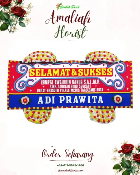Papan Bunga Ucapan Selamat Tegal Sawah